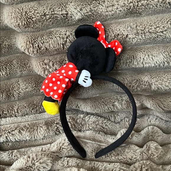 Minnie Mouse Headband with Red Polka Dot Bow - Picture 2 of 4
